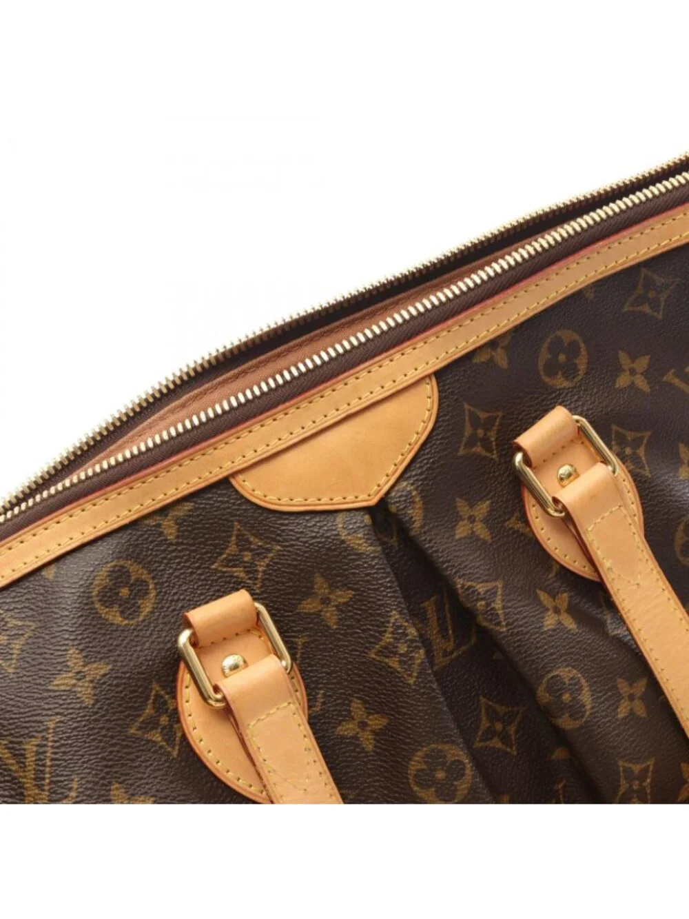 Louis Vuitton Palermo PM Monogram 2-Way Canvas Leather Tote Bag